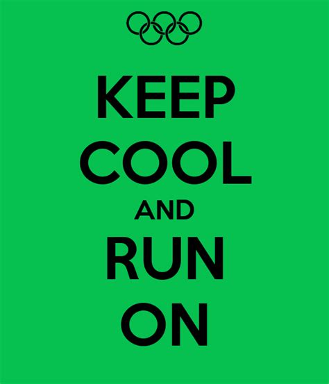 Keep Cool And Run On Poster Jacob Keep Calm O Matic
