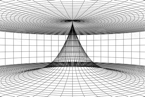 Space With Perspective Grid Line 3d Rendering 24856484 Png