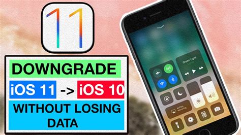 How To Downgrade Iphone From Ios 11 Beta To Ios 10 Without Losing Data