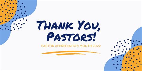 October Is Pastor Appreciation Month Wrgn