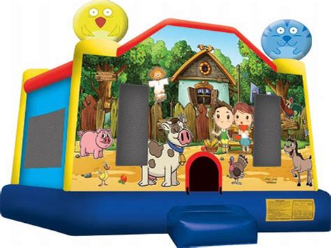Find Inflatable Funny Farm Jump Yes Get What You Want From Here