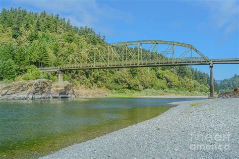 The Hellgate Bridge Over The Rogue River In The Wilderness Of Oregon