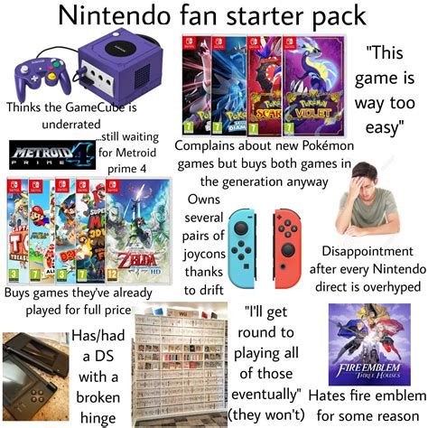 Nintendo Fan Starter Pack Rstarterpacks