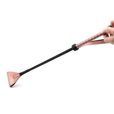 leather spanking riding crop for slave
