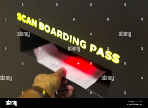 Scan Boarding Pass Hi Res Stock Photography And Images Alamy