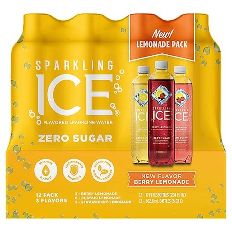 Sparkling Ice Zero Sugar Flavored Sparkling Water 17 Fl Oz 12 Count