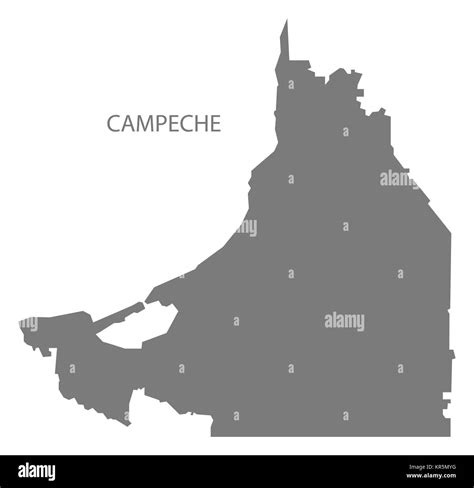 Mapa De Campeche Vector Imágenes Recortadas De Stock Alamy