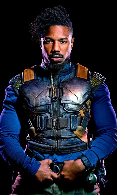 No, he has nothing to do with basketball. 1280x2120 Michael B Jordan As Erik Killmonger In Black Panther 2018 iPhone 6+ HD 4k Wallpapers ...