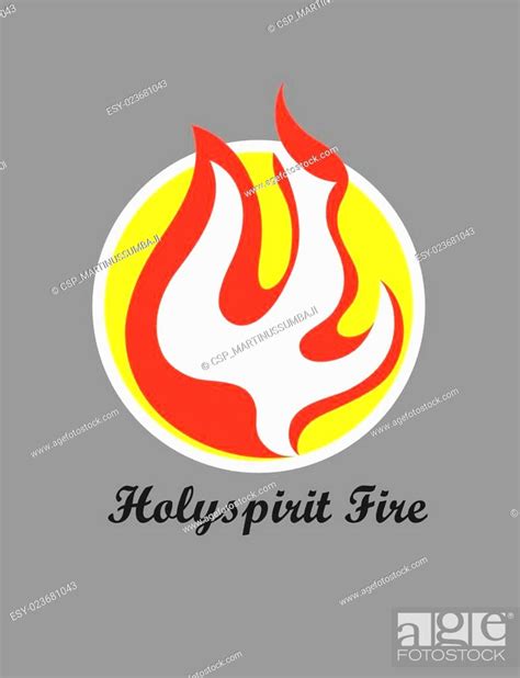 Holy Spirit Fire Logo Stock Vector Vector And Low Budget Royalty Free
