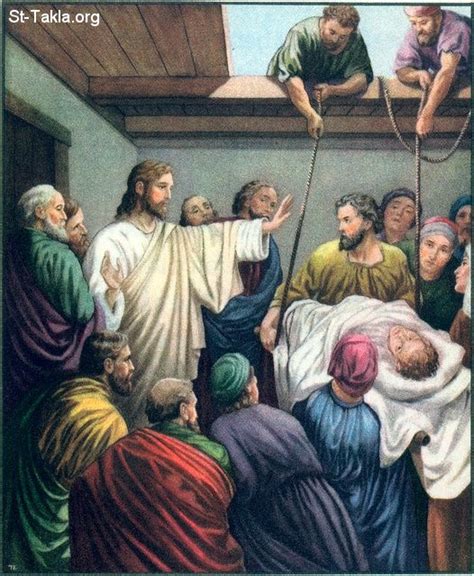 Image 45 Jesus Heals A Paralytic Man Lowered From The Roof