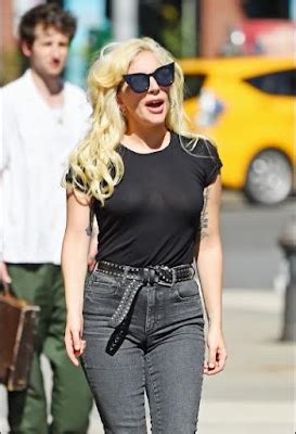 Lady Gaga Shows Off Her Nipples After Going Out Bra Less With See