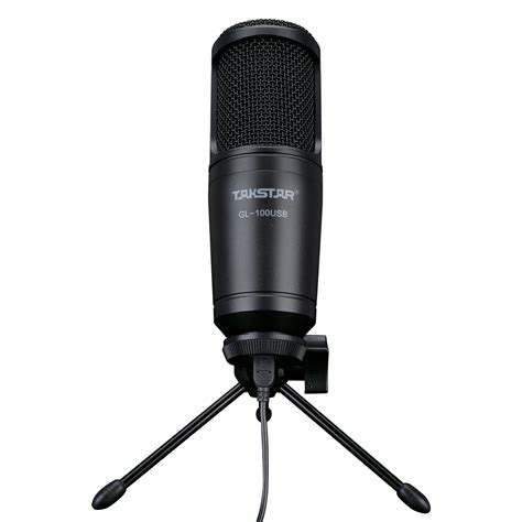 Takstar Gl100usb Condenser Microphone For Pc Mac With Tripod