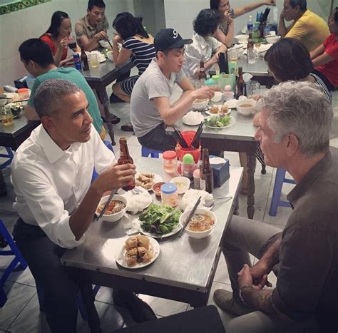 Six Things About The Bourdain Obama Meal Bbc News
