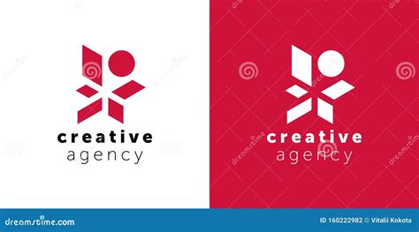 Creative Agency Logo Graphic Design Editable For Your Design Stock