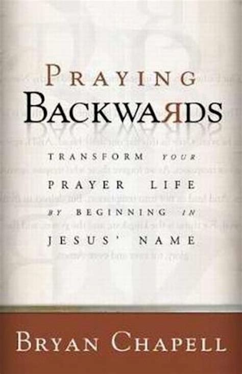 Anchor Up Praying Backwards Transforming Your Prayer Life By