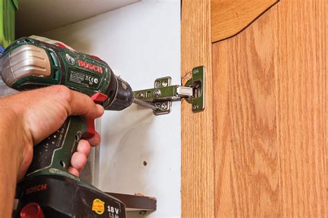 How To Fix Hinges On Sagging Kitchen Cabinet Doors Better Homes And