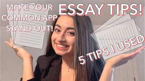 We made your life easier with putting together a big number of articles and guidelines on how to plan and write different types of assignments (essay, research paper. COLLEGE ESSAY TIPS/HOW TO WRITE THE COMMON APP ESSAY ...