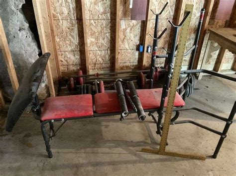 Weight Bench And Weights Buyer Removes From Legacy Auction Company