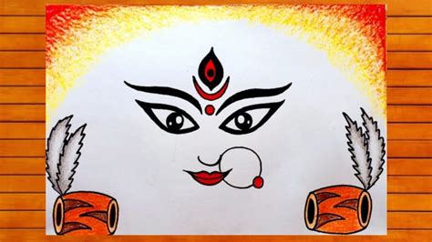 Maa Durga Drawing How To Draw Durga Maa Step By Step Navaratri