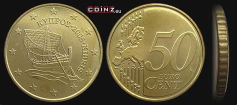 Coinzeu • 50 Euro Cent From 2008 Cypriot Coins