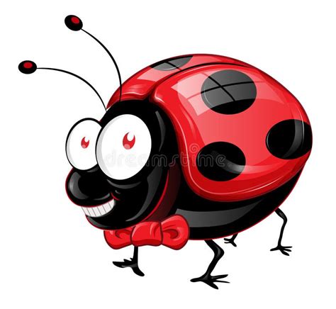 Funny Lady Bug Cartoon Stock Vector Illustration Of Color 31865492