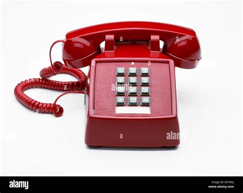 Old Red Telephone Stock Photo Alamy