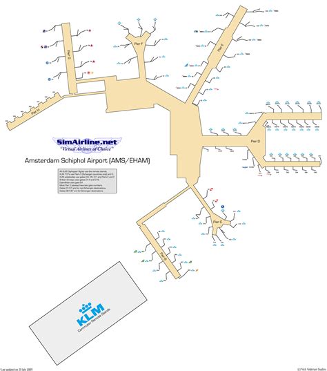 Schiphol Terminal Map