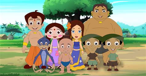 Characters Meet The Chhota Bheem And Friends Kids Cartoon
