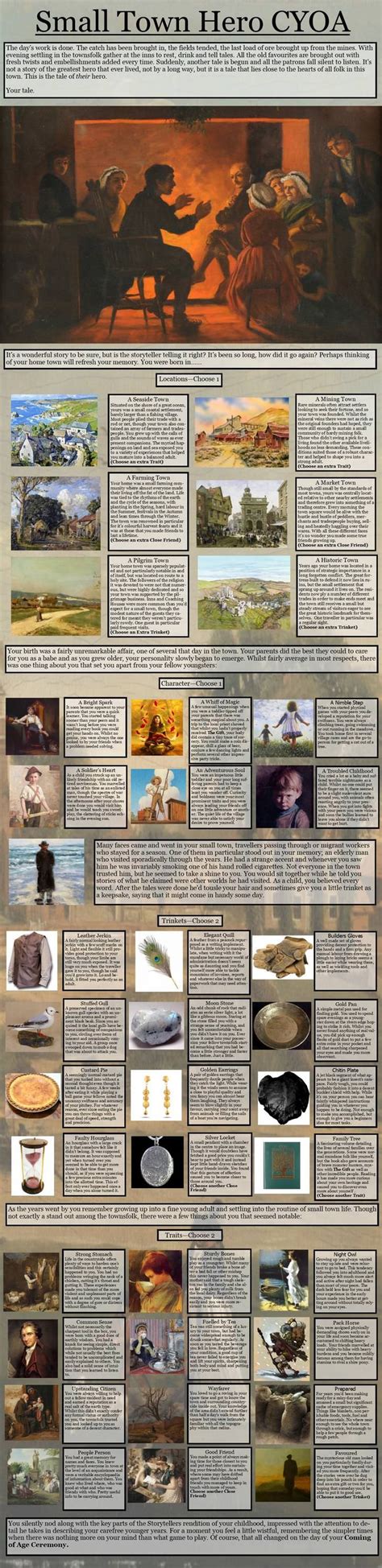Small Town Hero Cyoa By Scottishanon And New Observer Imgur Cyoa