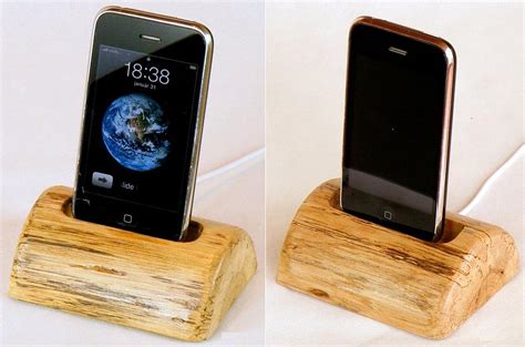 Handmade Wooden Iphone And Ipod Dock Gadgetsin