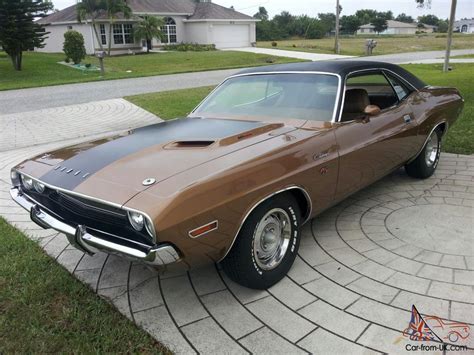 1970 Dodge Challenger Rt California Built High Impact Gold Color