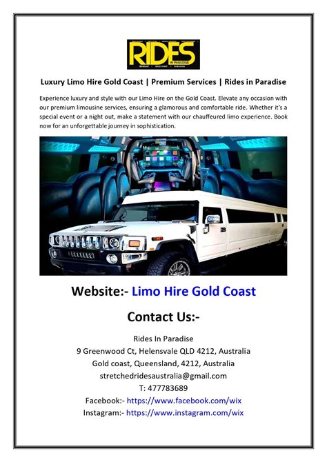 Wedding Limo Hire Brisbane | Rides in Paradise - Rides In paradise - Medium