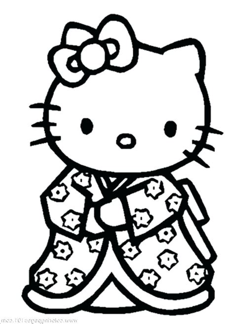 Hello Kitty Para Colorear Blog De Imágenes