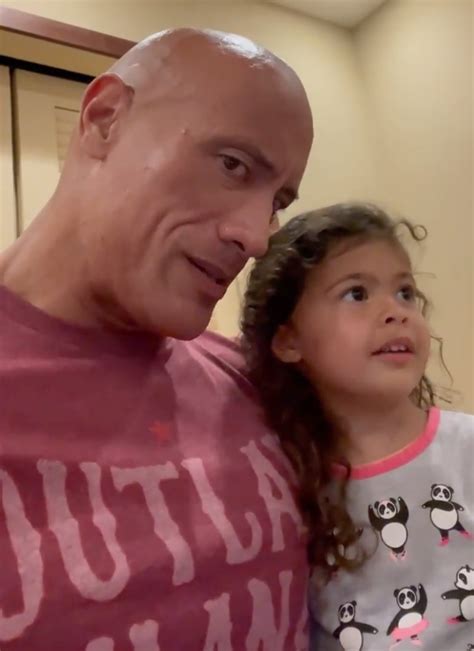 see the rock surprise his 3 year old daughter with her fave star