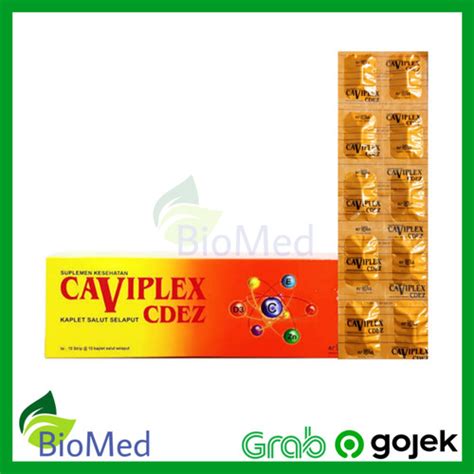 Jual CAVIPLEX CDEZ Multivitamin Vitamin C D E Zinc Suplemen Kesehatan