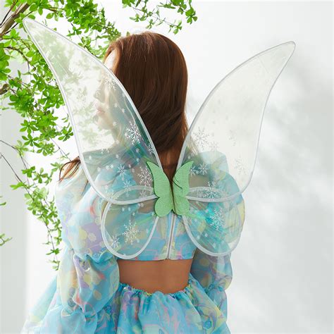 Girls Butterfly Wings Kids Fairy Wings Sparkling Sheer Angel Wings