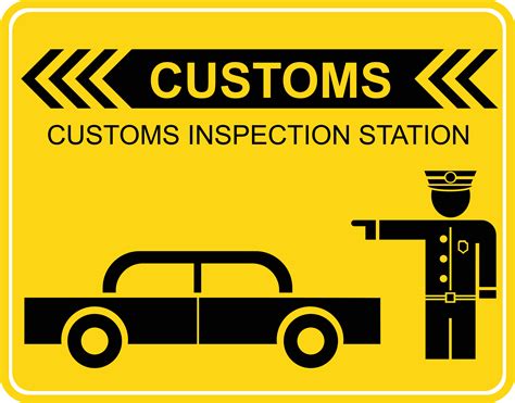 Customs Sign Download Free Vector Art Stock Graphics And Images