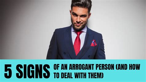 5 signs of an arrogant person and how to deal with them youtube