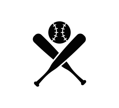 Baseball Icon Vector Logo Design Template 7820602 Vector Art At Vecteezy