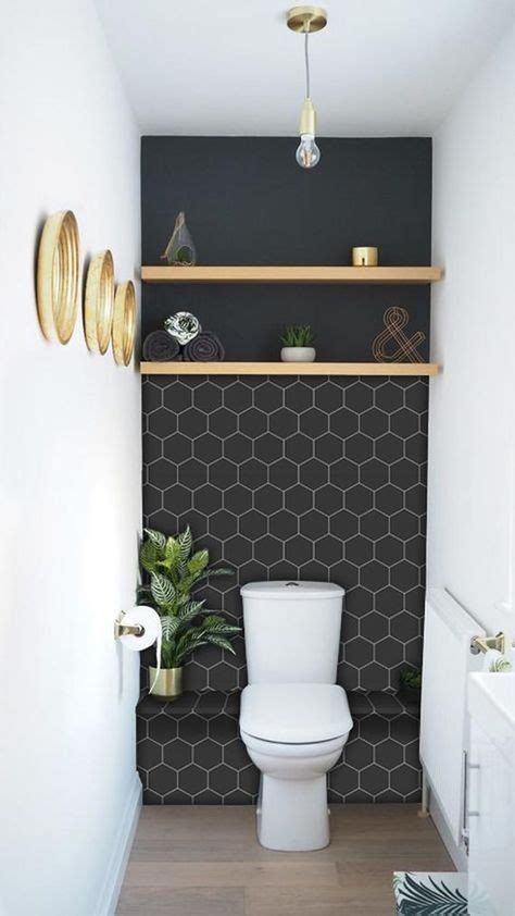 Pin By Dot Smith On Toilet Tiling Wall Behind Toilet Wallpaper Accent
