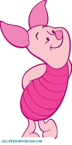 Winnie The Pooh Piglet 005 Free Vector In Encapsulated Postscript Eps