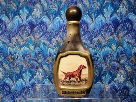 Vintage Jim Beams James Lockhart Irish Setter Bourbon Whiskey Decanter