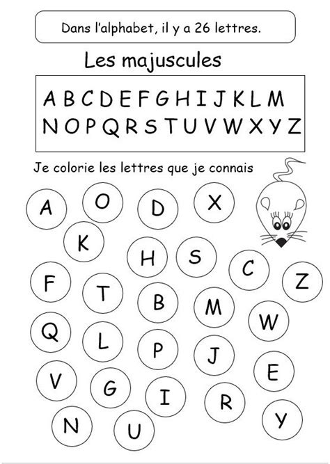 Lettres Alphabet Maternelle Script Evaluation Recherche Google