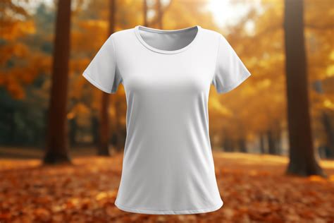 Female White T Shirt Mockup Graphic By Illustrately · Creative Fabrica