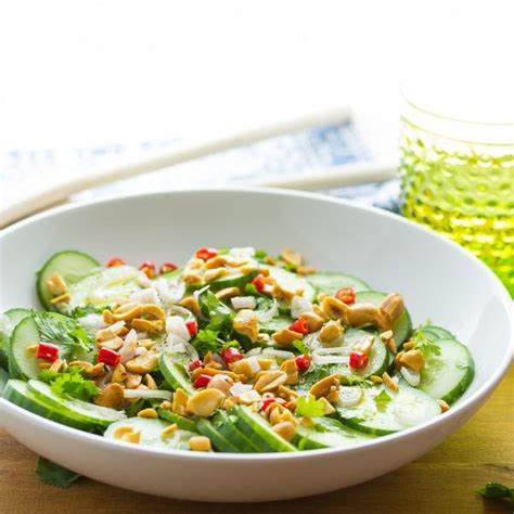 Crunchy Peanut Asian Cucumber Salad 15 Minutes Recipe Asian