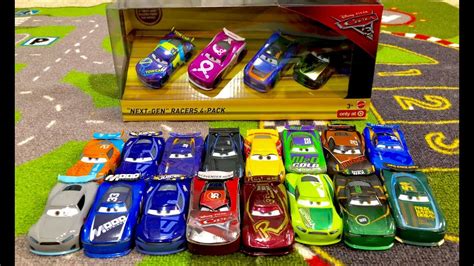 Cars 3 toys next generation racers. Disney Cars 3 - RARE Next-Gen Racers 4-Pack Unboxing ...