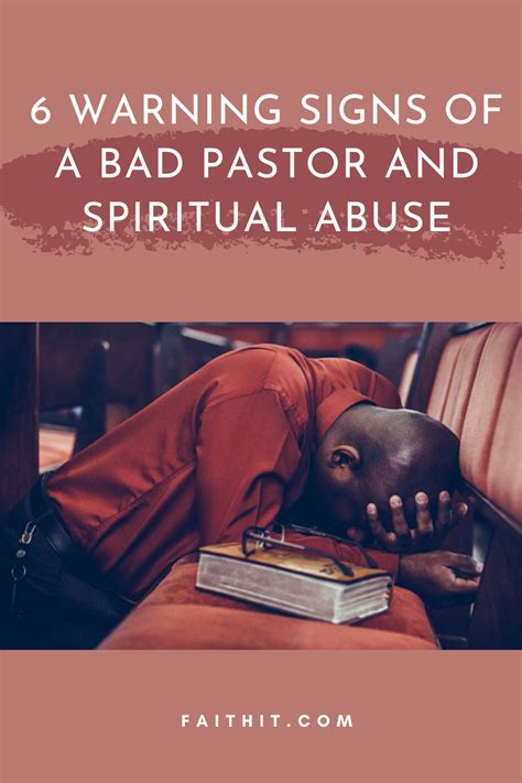 6 Warning Signs How To Recognize A Bad Pastor