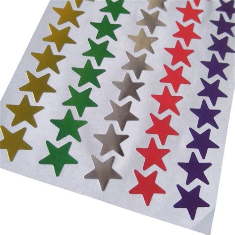 China Customized Adhesive Star Stickers Suppliers Manufacturers