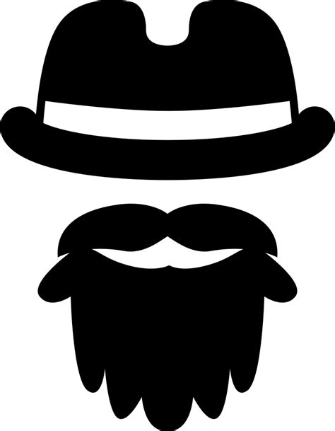 Computer Icons Moustache Beard Clip Art Bearded Vector Png Download