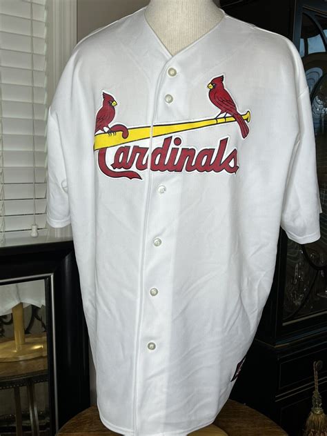 Albert Pujols Mens St Louis Cardinals Jersey By Majestic Xxl Ebay